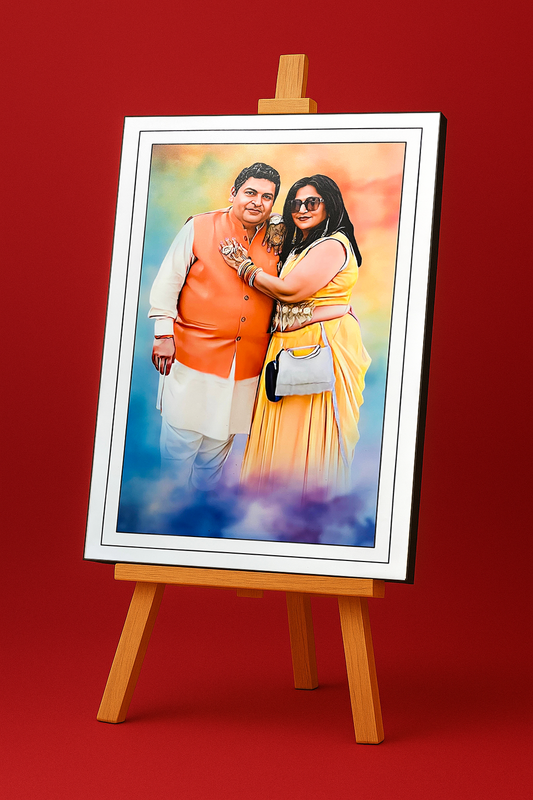 Custom Digital Painting Canvas - With Free Easel Stand