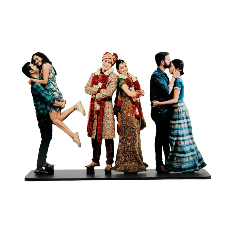 Personalised Couple Photo Collage Acrylic Standee - Image 2
