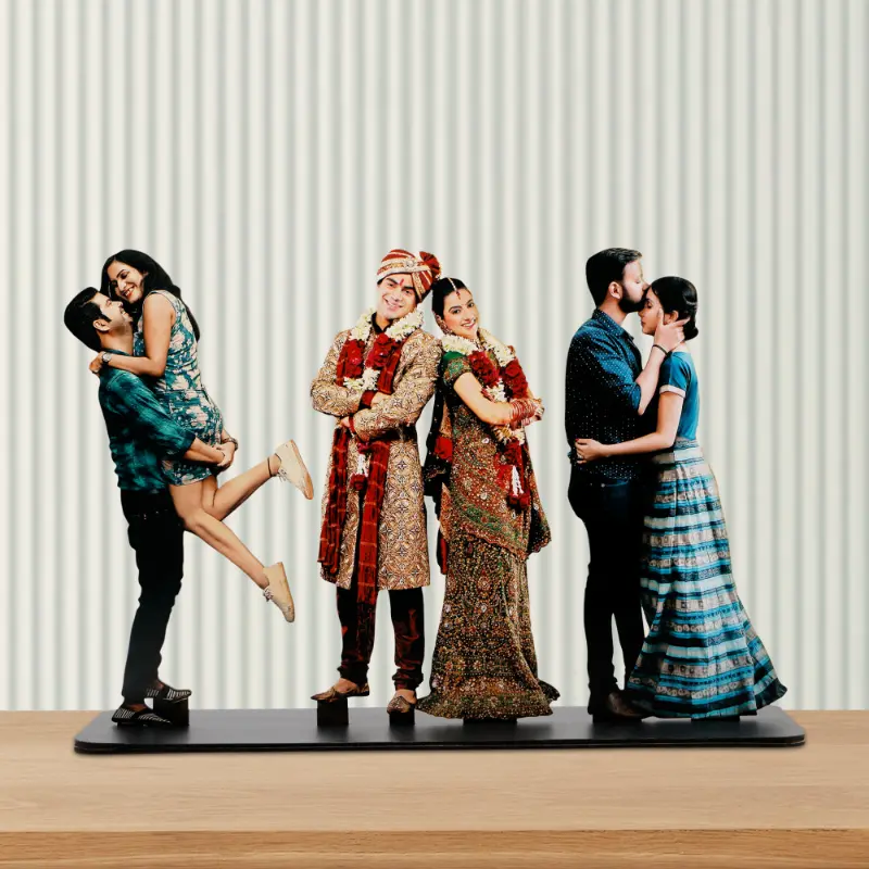 Personalised Couple Photo Collage Acrylic Standee