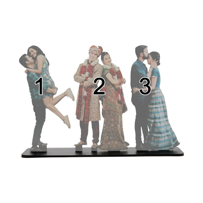 Personalised Couple Photo Collage Acrylic Standee - Image 3