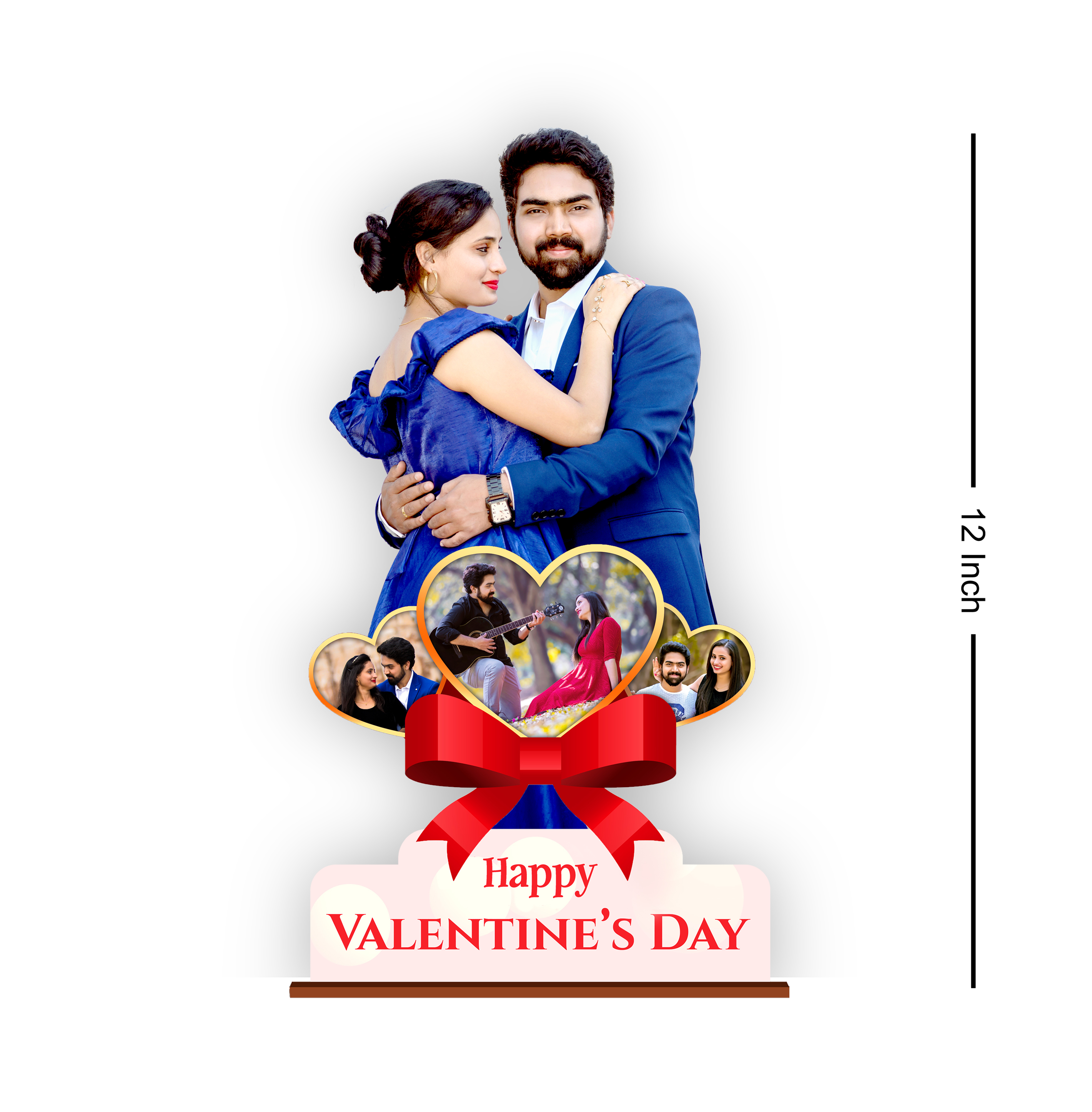 Personalised Valentine Photo Collage Acrylic Standee - Image 3