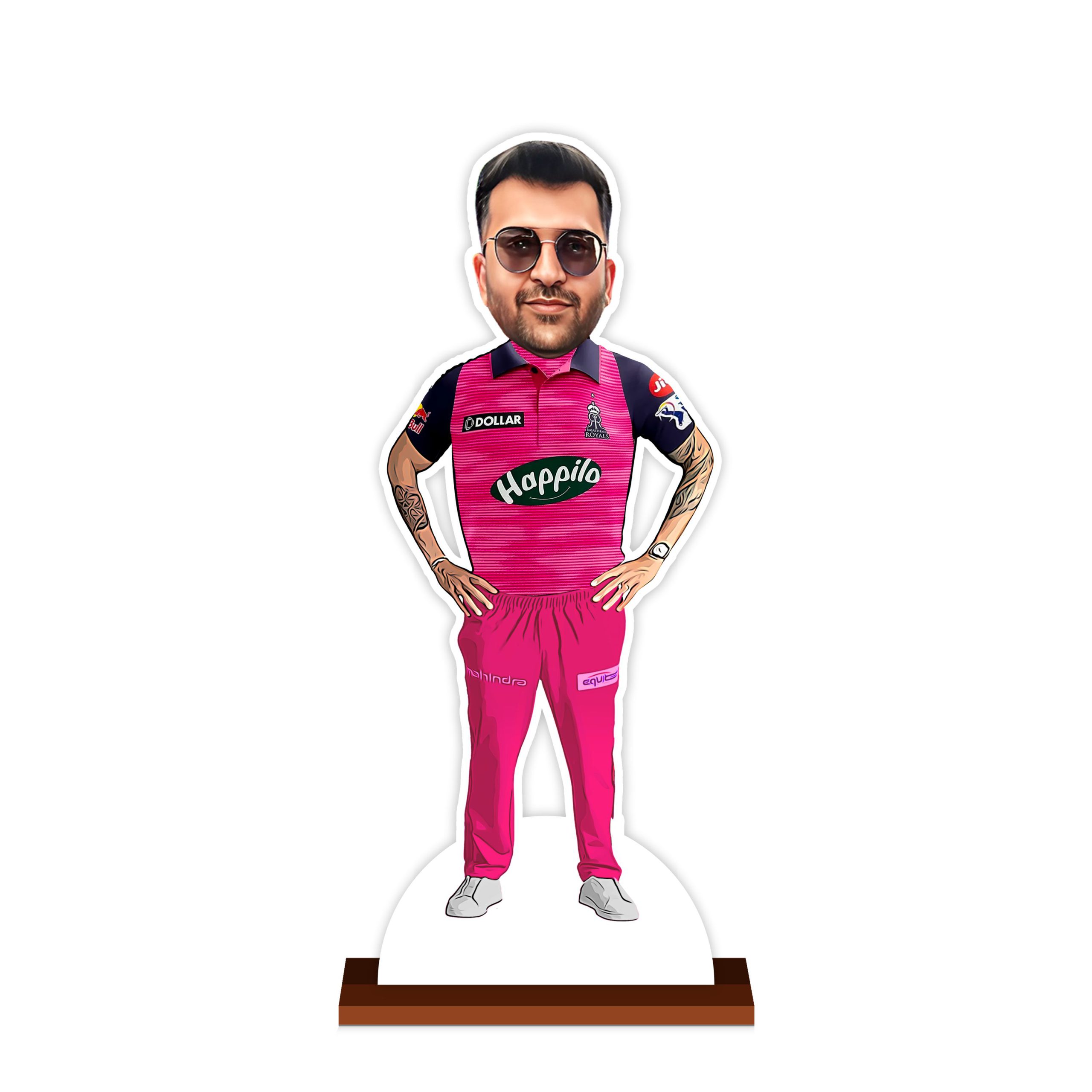 Personalized Rajasthan Royals Caricature by Rainbow Gifts - Image 2