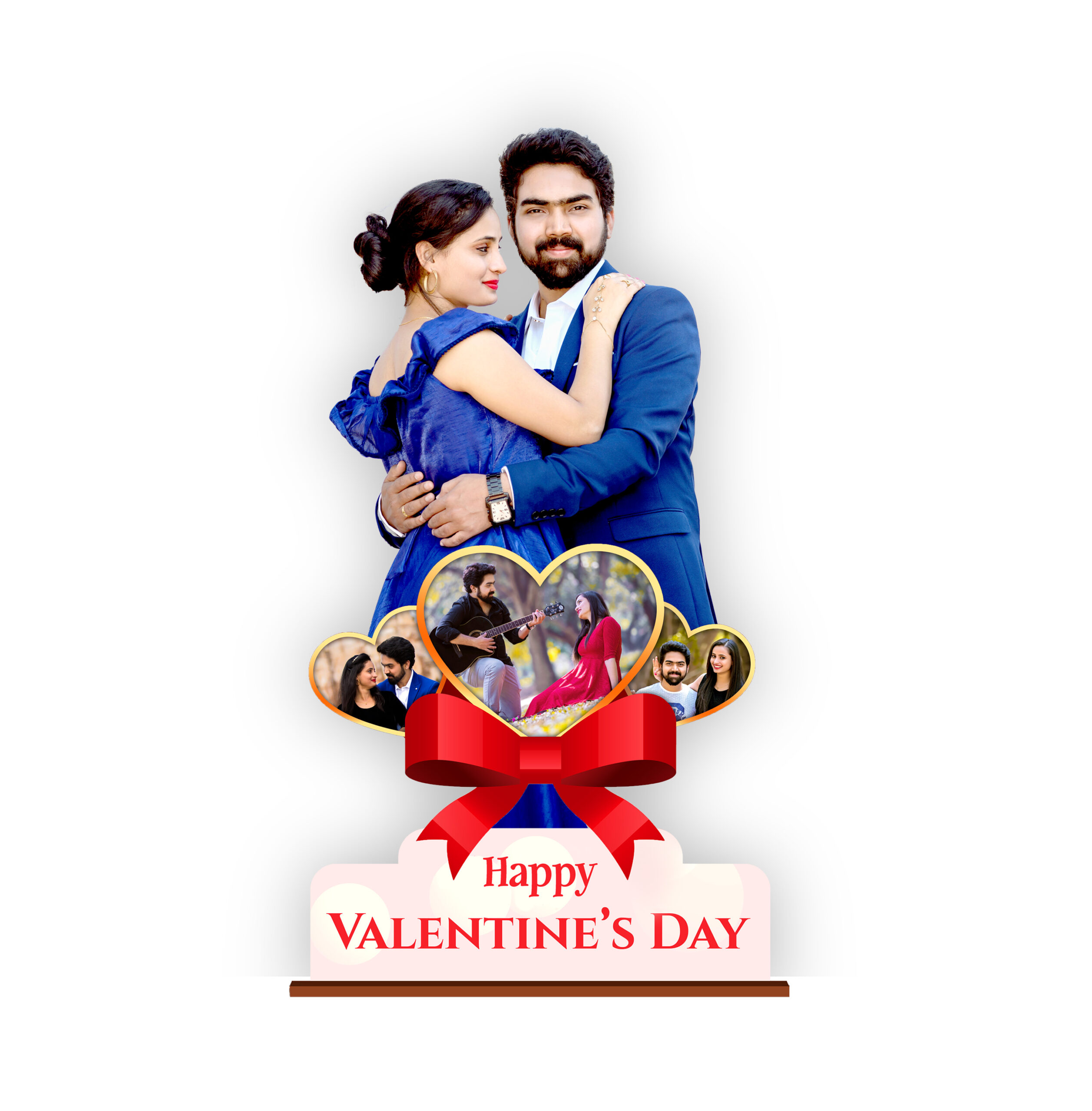 Personalised Valentine Photo Collage Acrylic Standee - Image 4