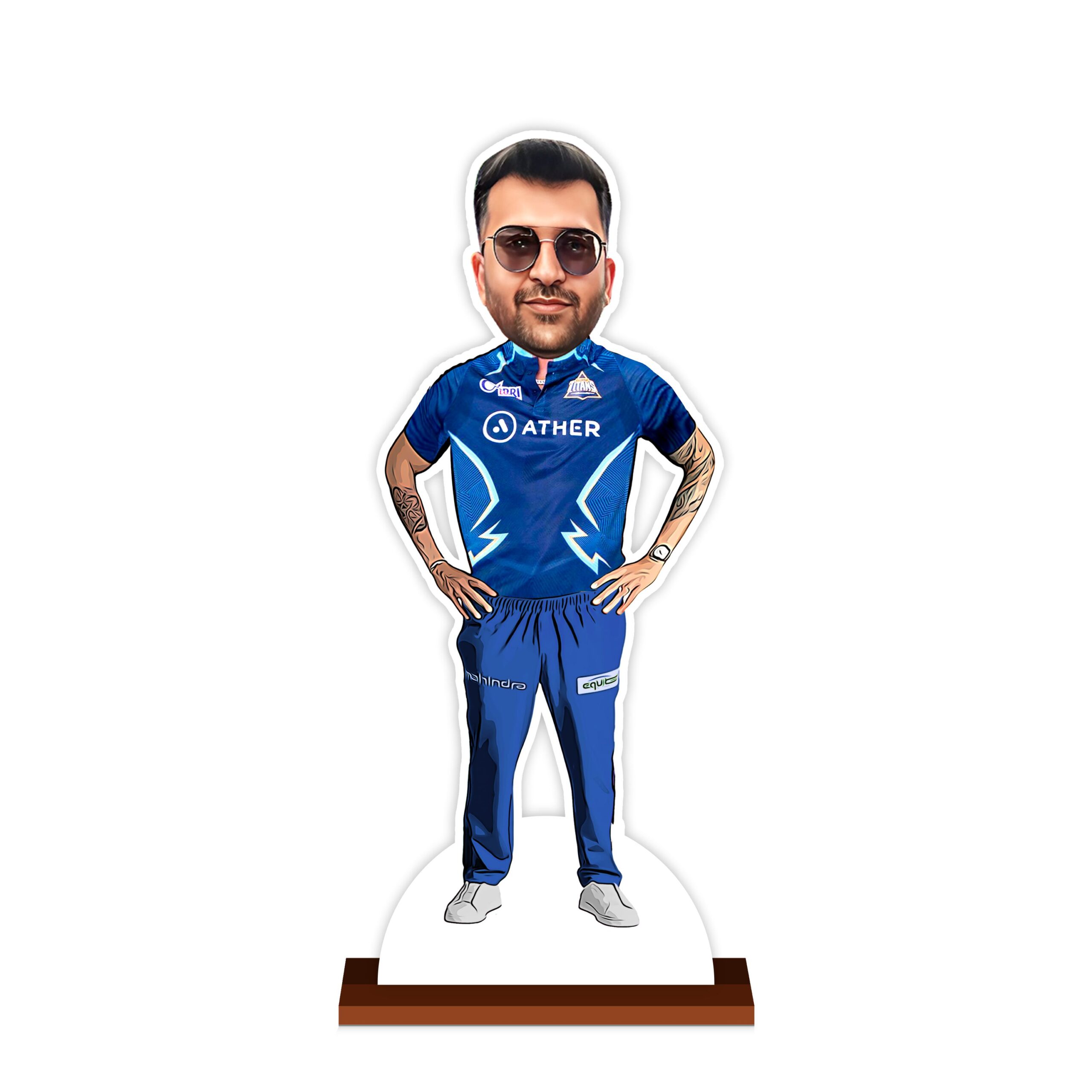 Personalized Gujrat Titans Caricature by Rainbow Gifts - Image 2