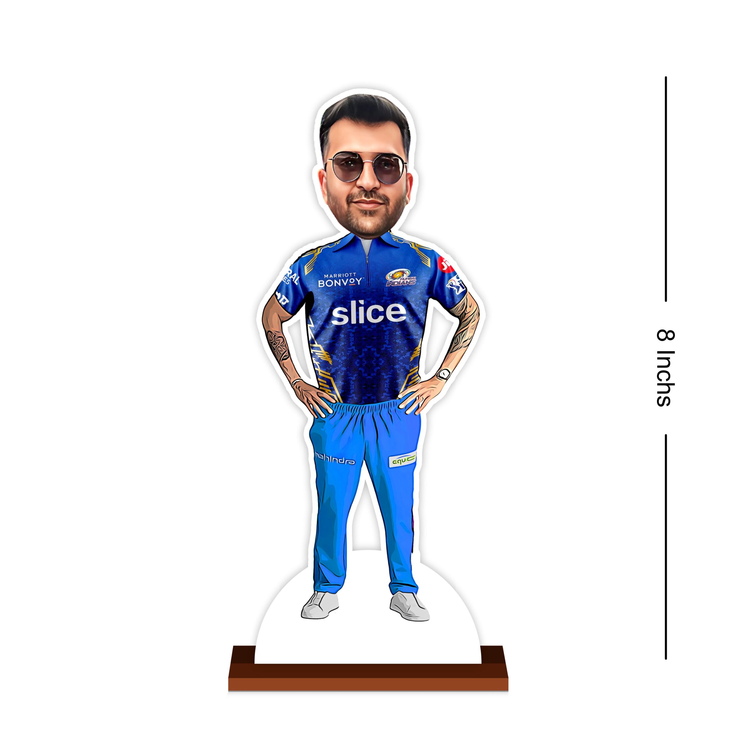 Personalized Mumbai Indians Caricature by Rainbow Gifts - Image 3