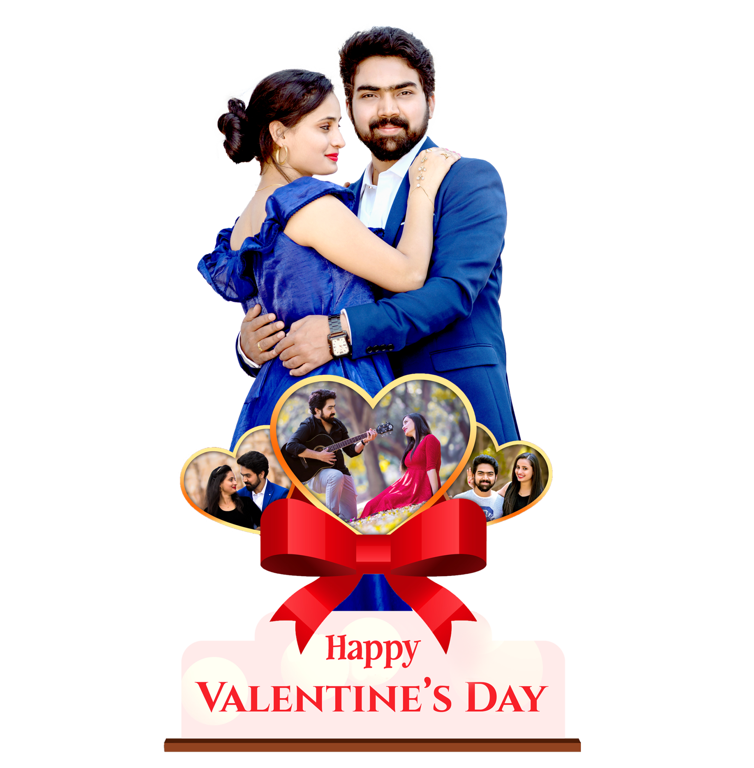 Personalised Valentine Photo Collage Acrylic Standee - Image 2