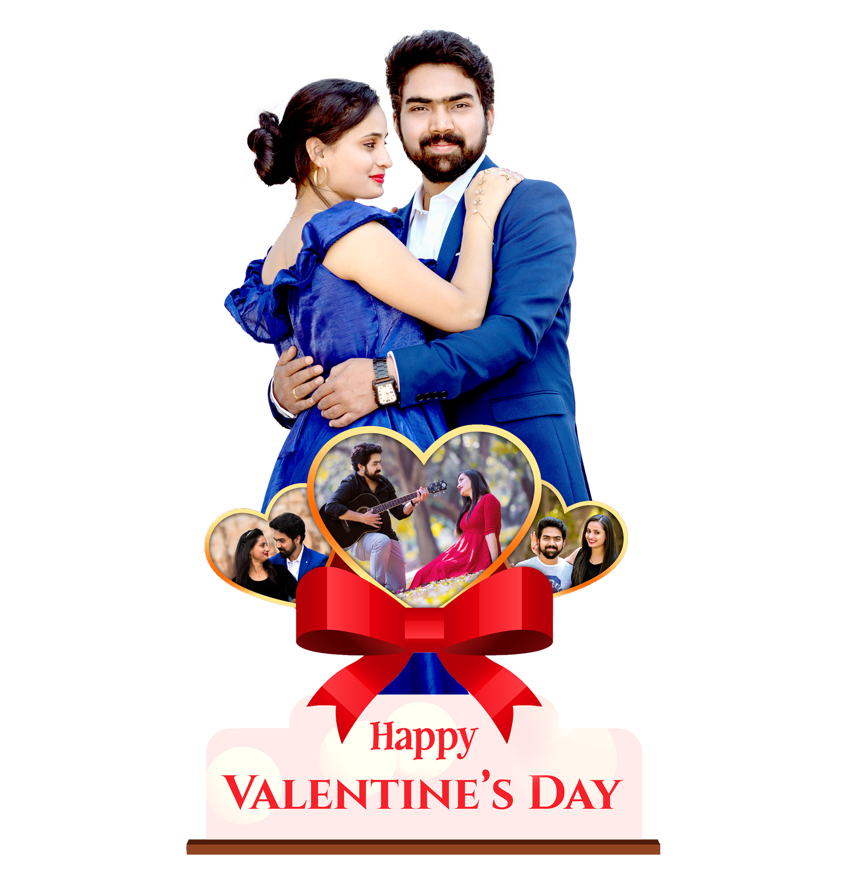 Personalised Valentine Photo Collage Acrylic Standee - Image 2