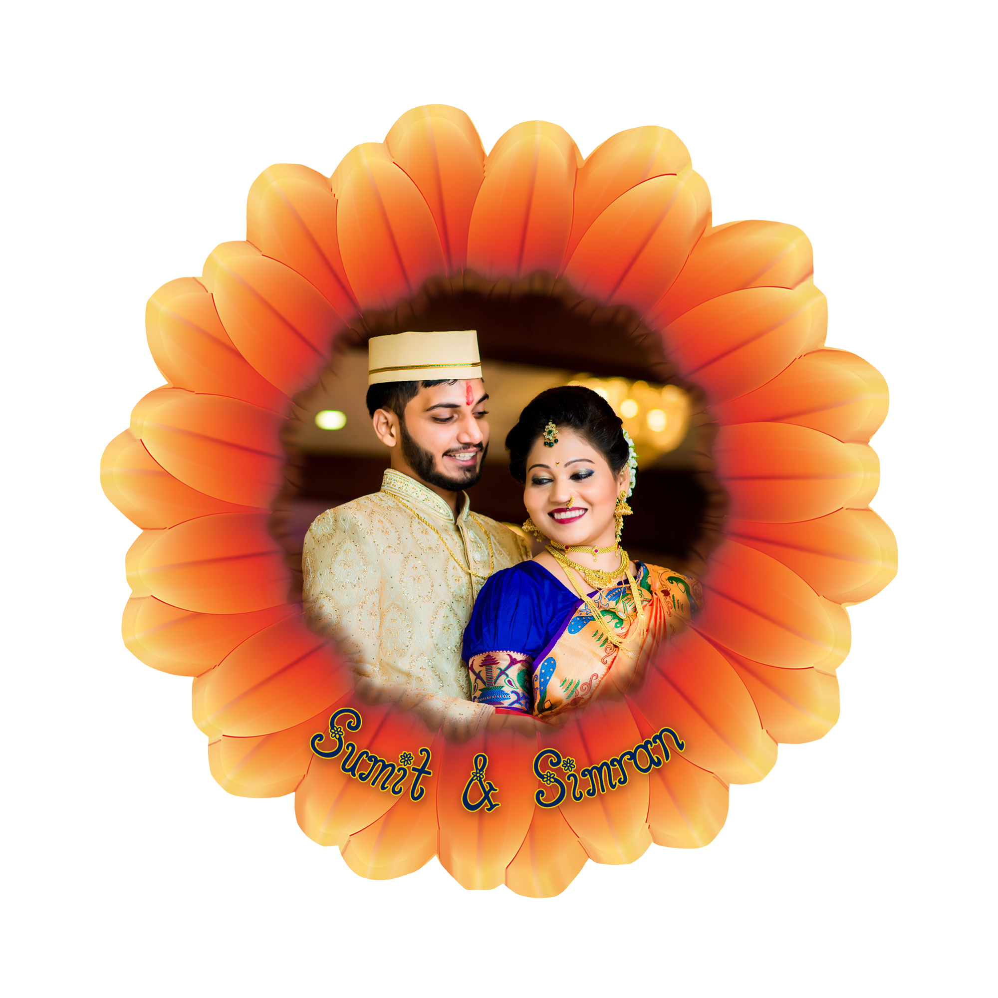 Personalised Sunflower Name & Photo Plaque - Image 2
