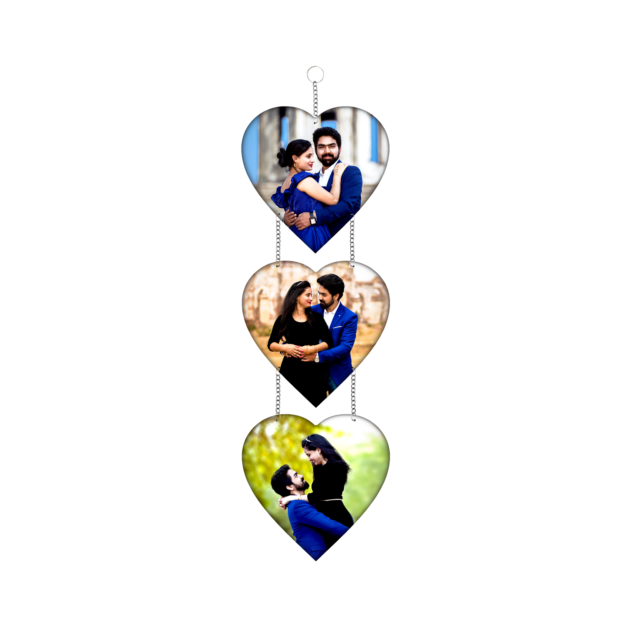 Personalised 3-Tier Heart Chain - Image 2
