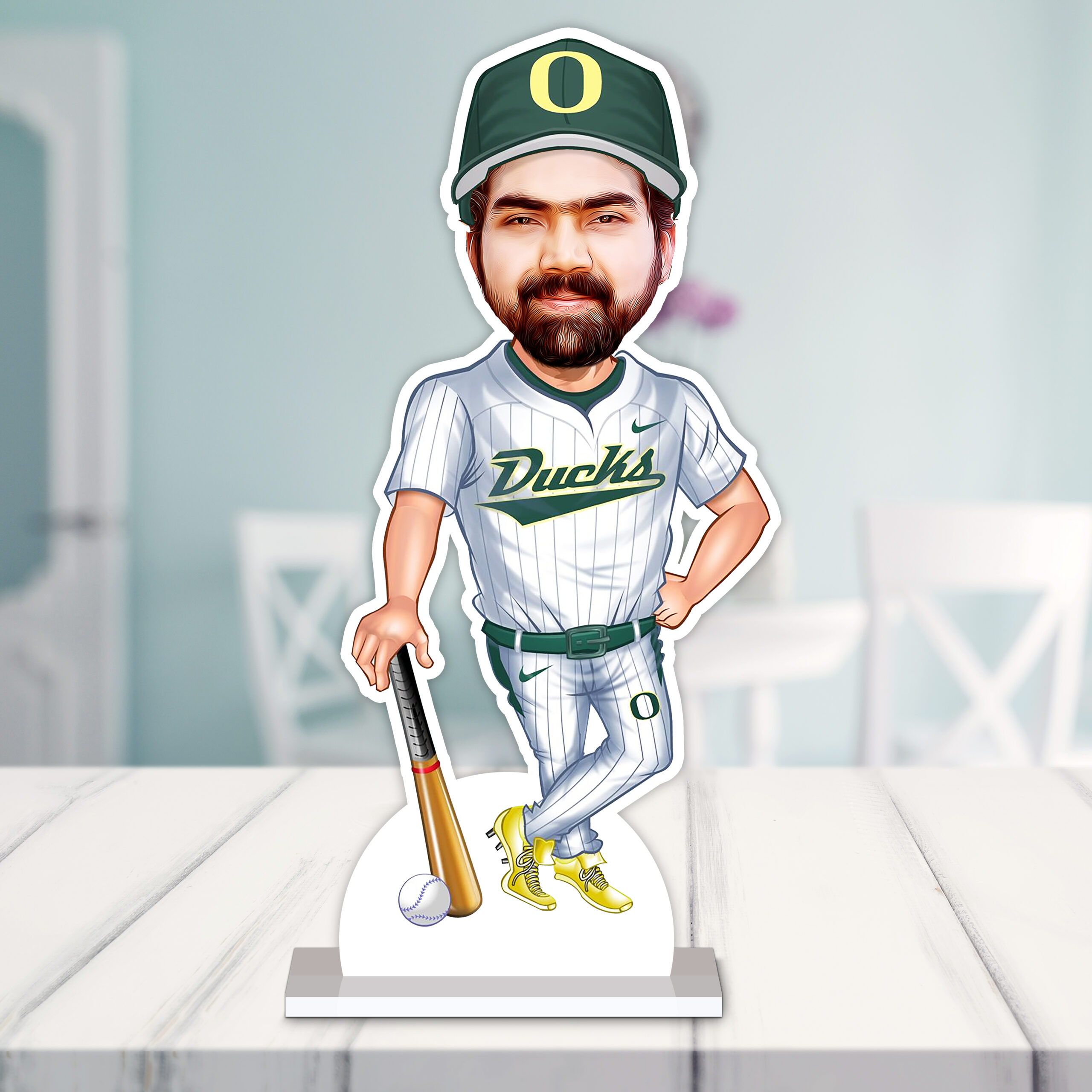 Baseball Caricature by Rainbow Gifts