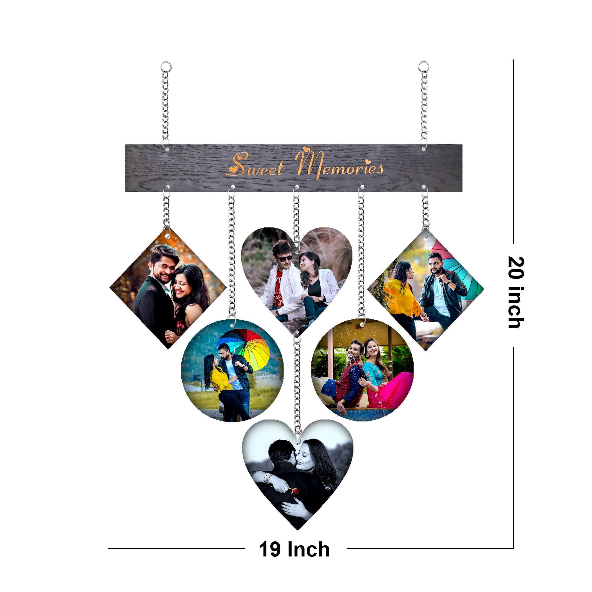 Personalised "Sweet Memories" Signature Geometric Fusion-Cascade - Image 4