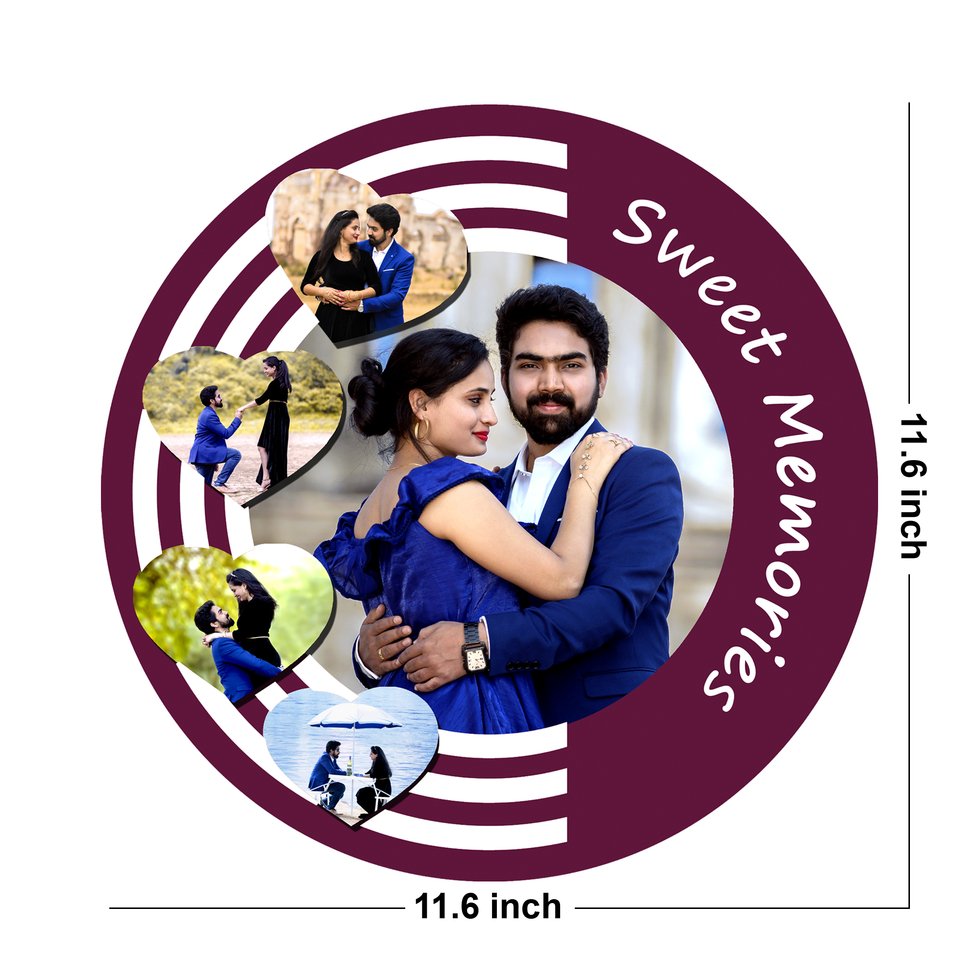 Personalised Love Circle Mosaic - Image 4