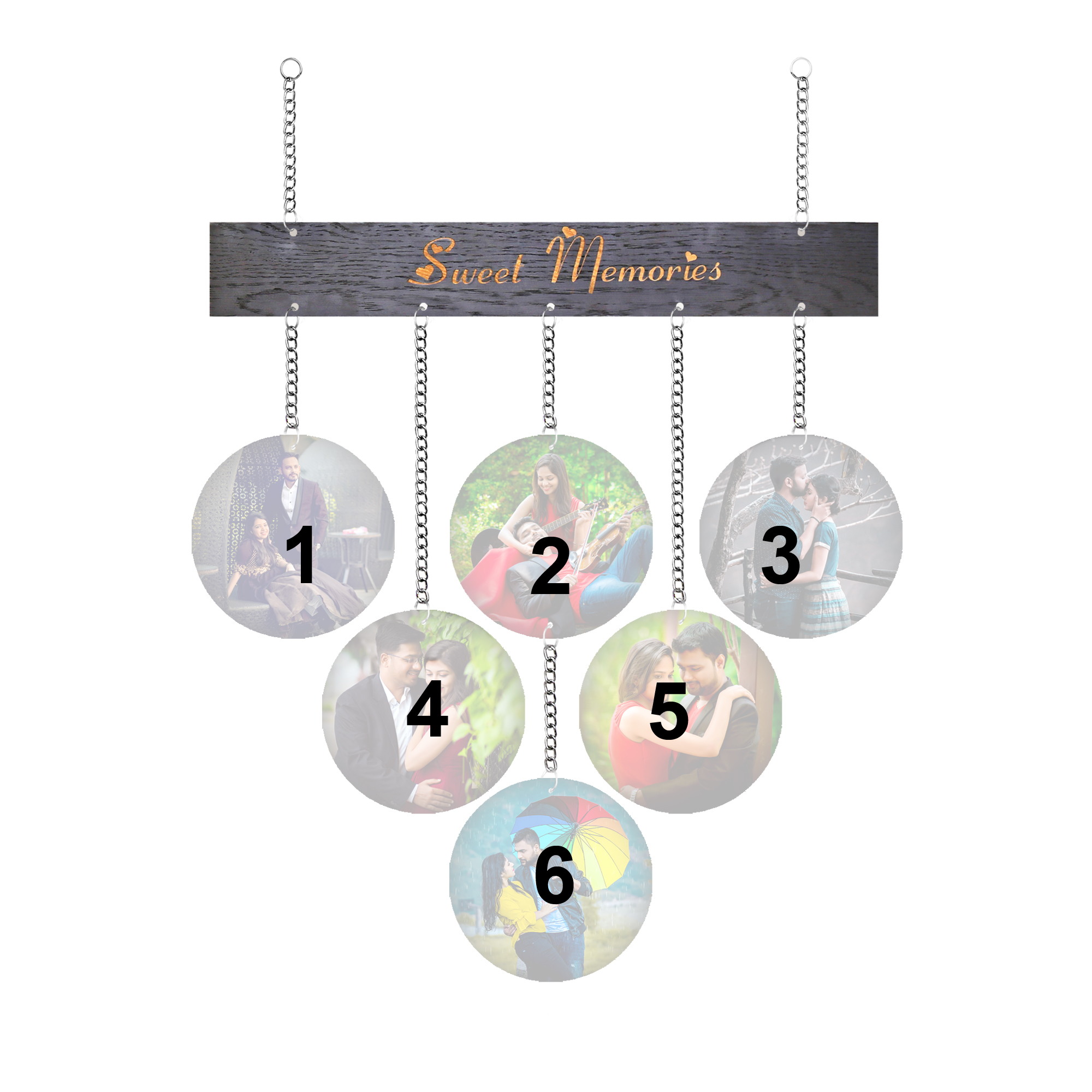 Personalised "Sweet Memories" Signature Circle-Cascade - Image 3
