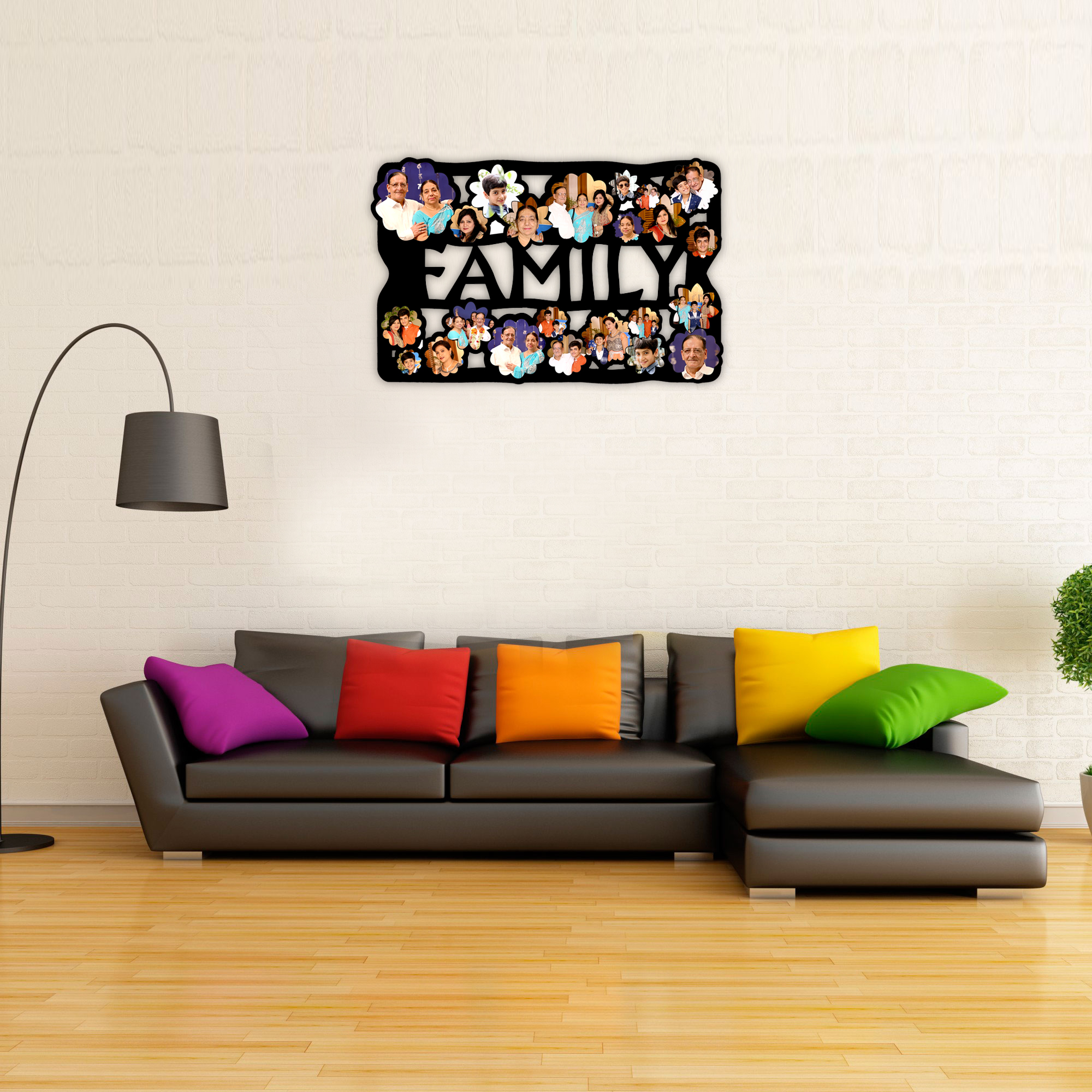 Personalised Family Moments Wall Plaque