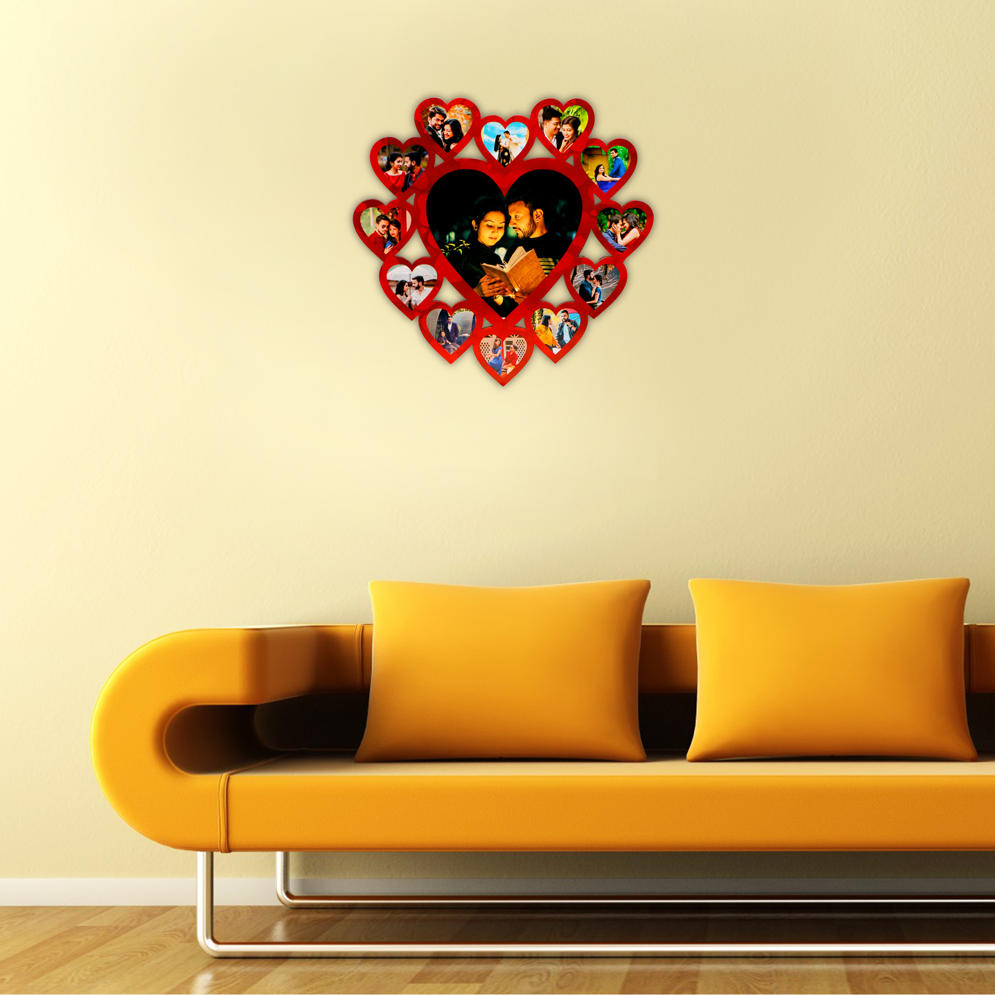 Personalised Grand Heart Mosaic
