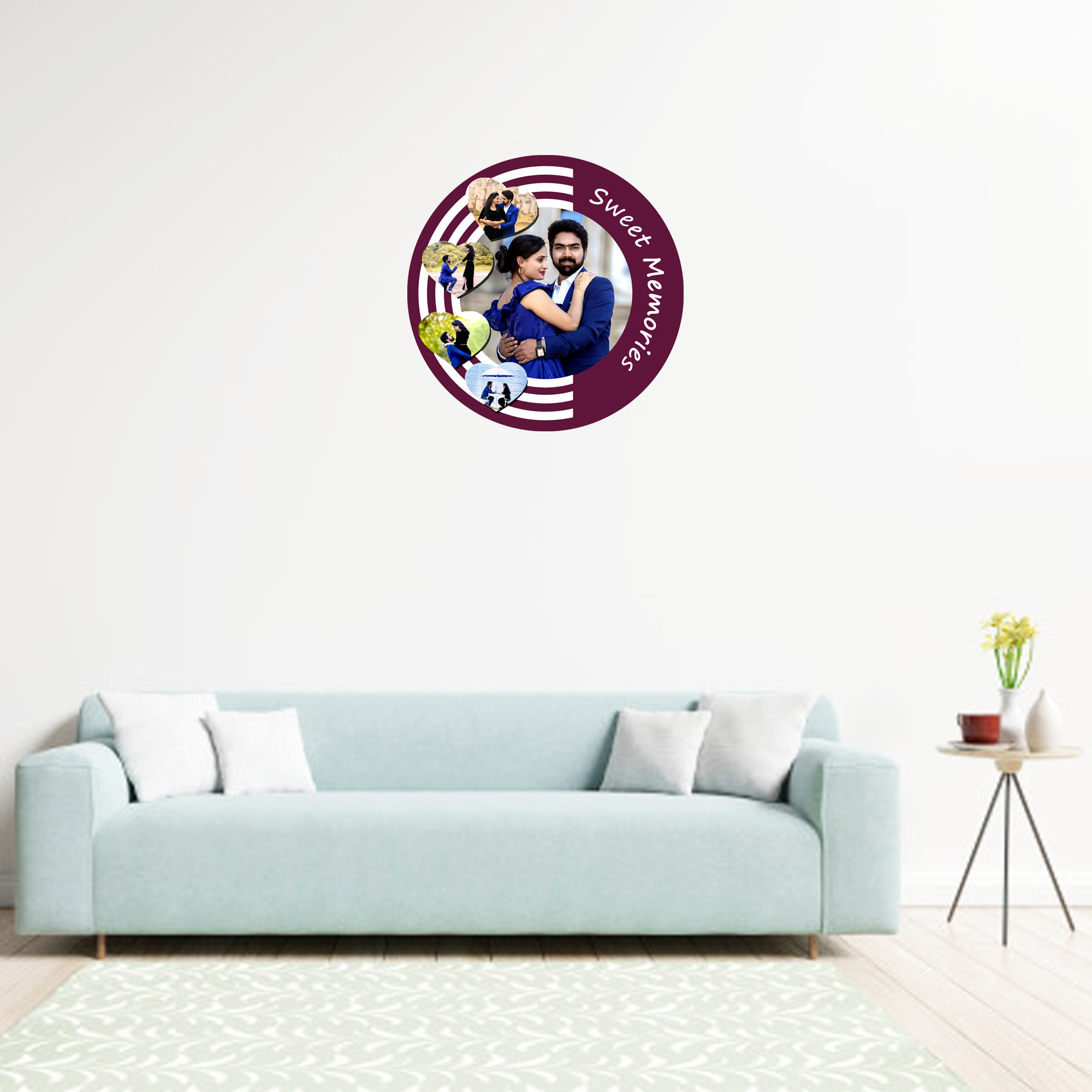 Personalised Love Circle Mosaic