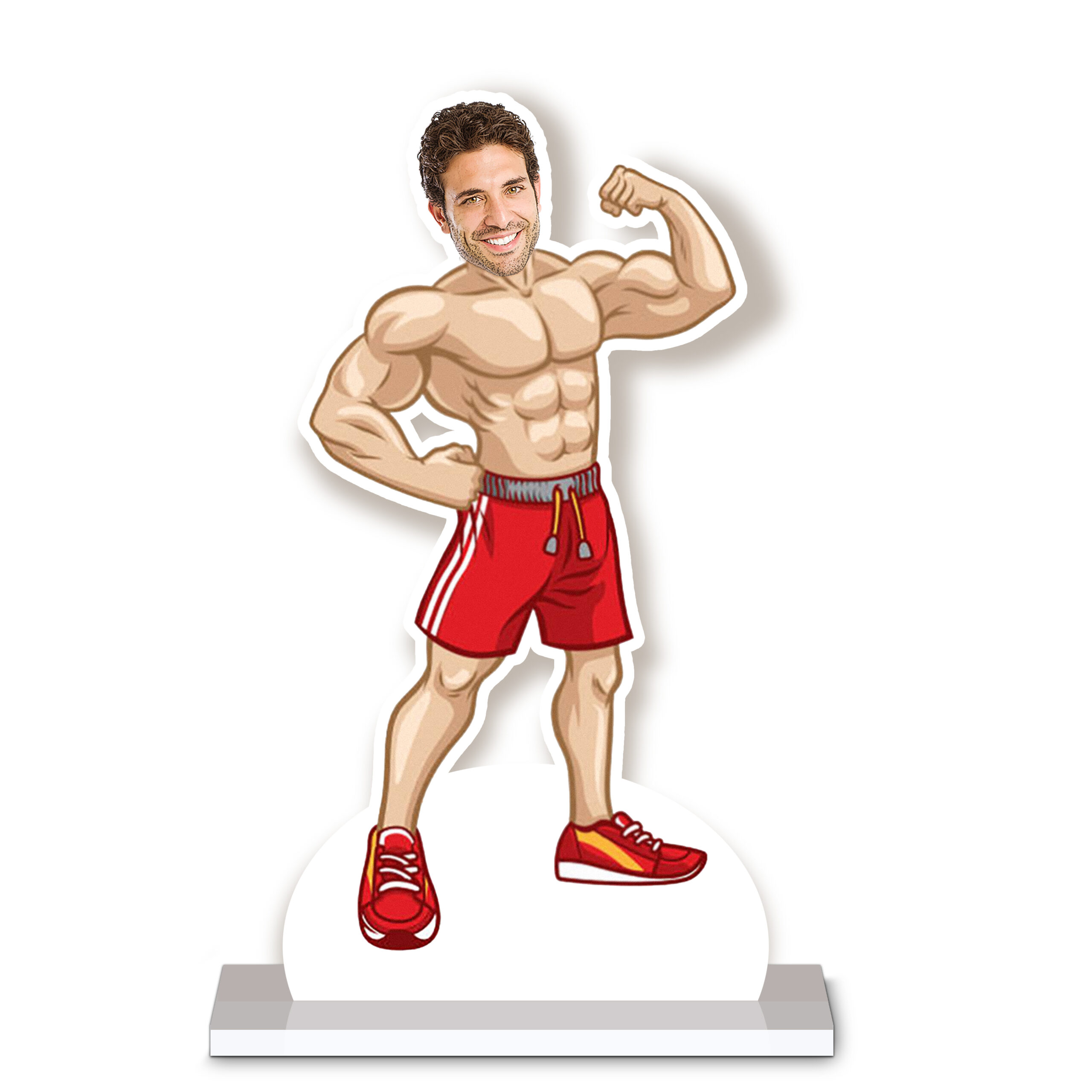 Male Bodybuilder Caricature by Rainbow Gifts - Image 2