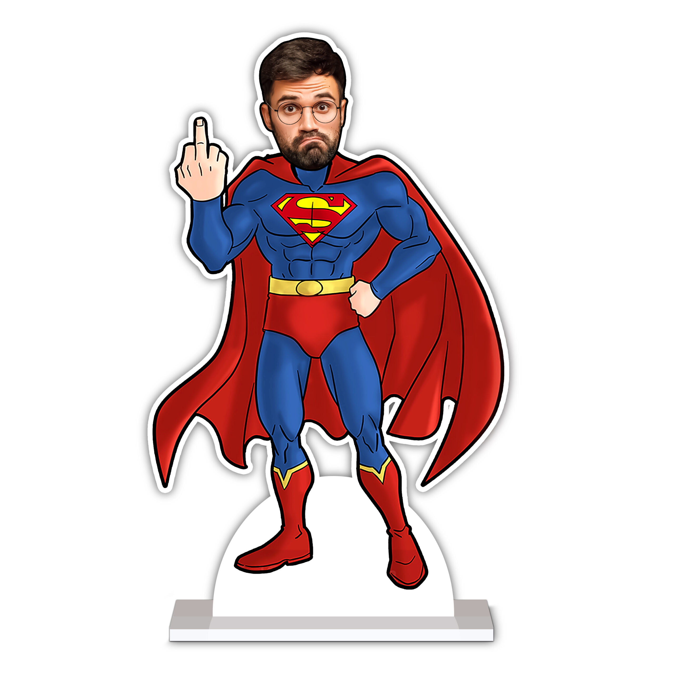 Superman Caricature by Rainbow Gifts - Image 2