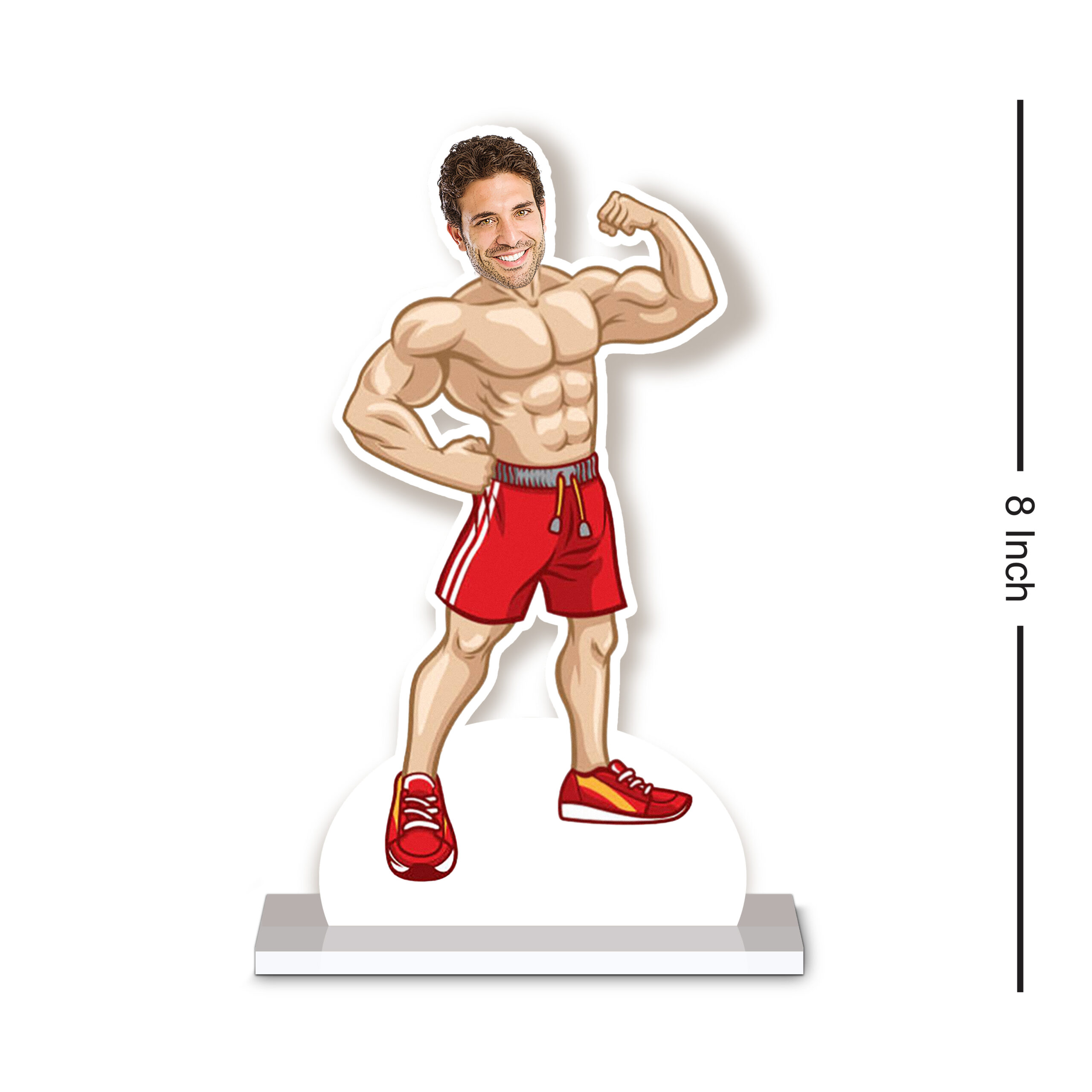 Male Bodybuilder Caricature by Rainbow Gifts - Image 3