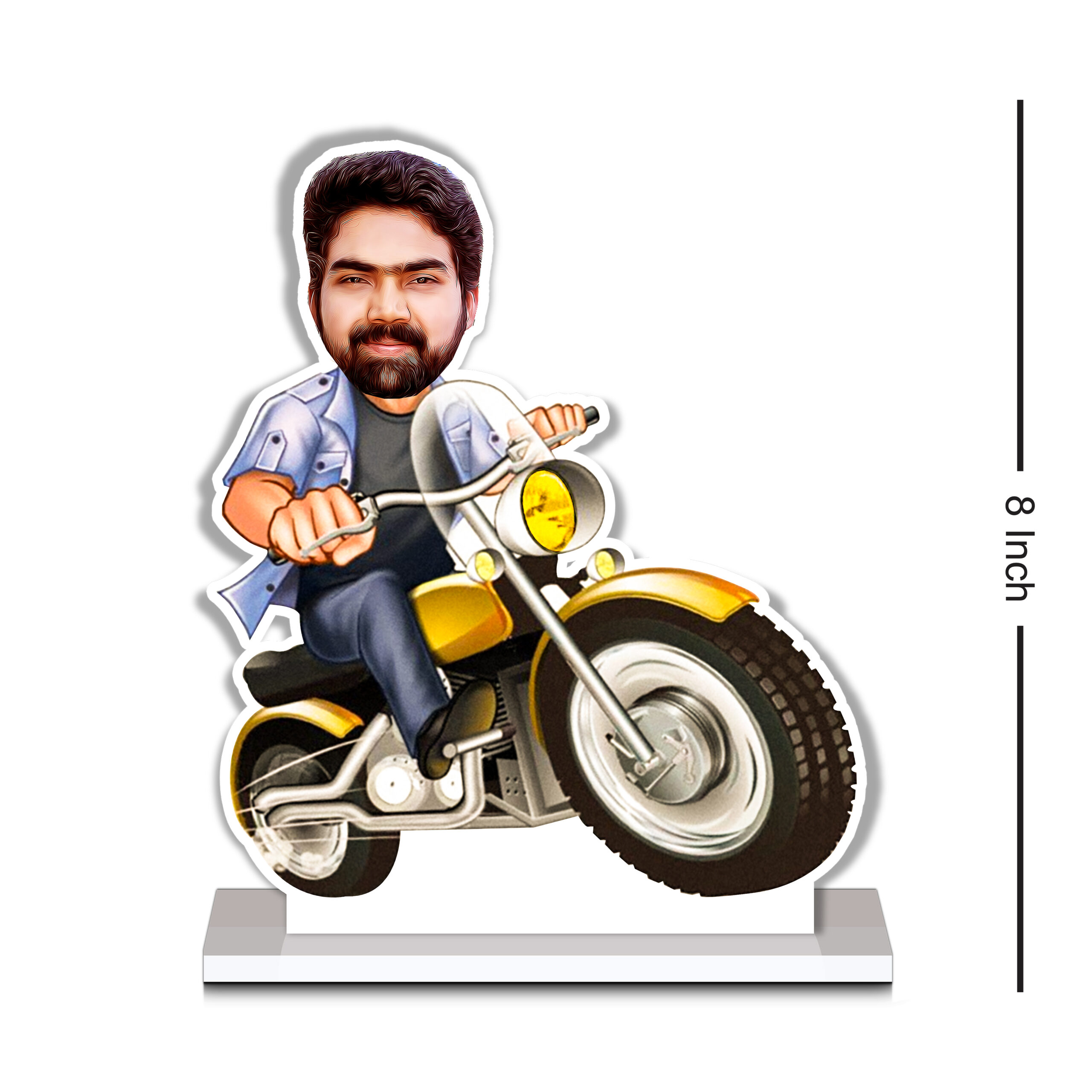 Bike Guy Caricature by Rainbow Gifts - Image 3