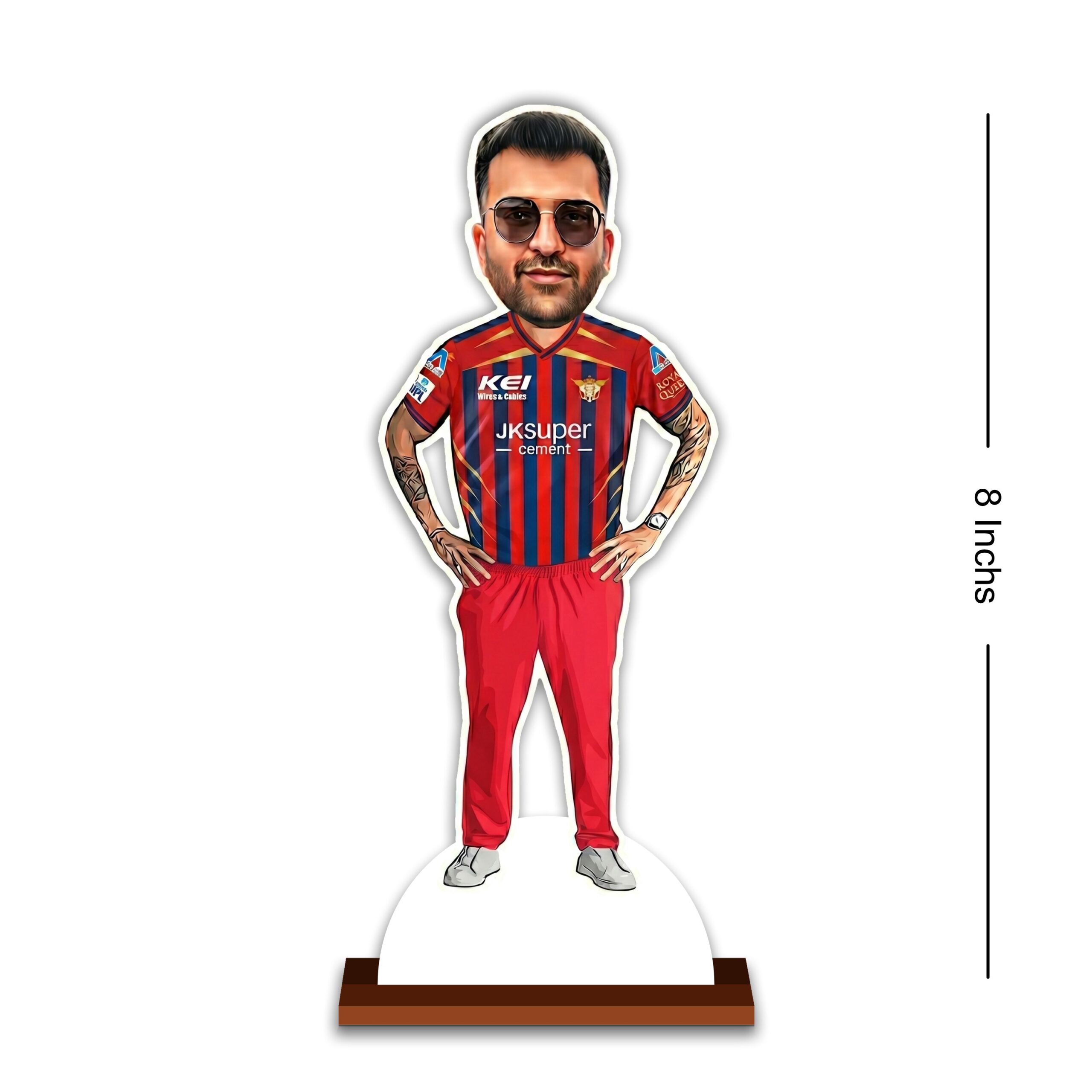 Personalized Lucknow Super Giants Caricature by Rainbow Gifts - Image 3