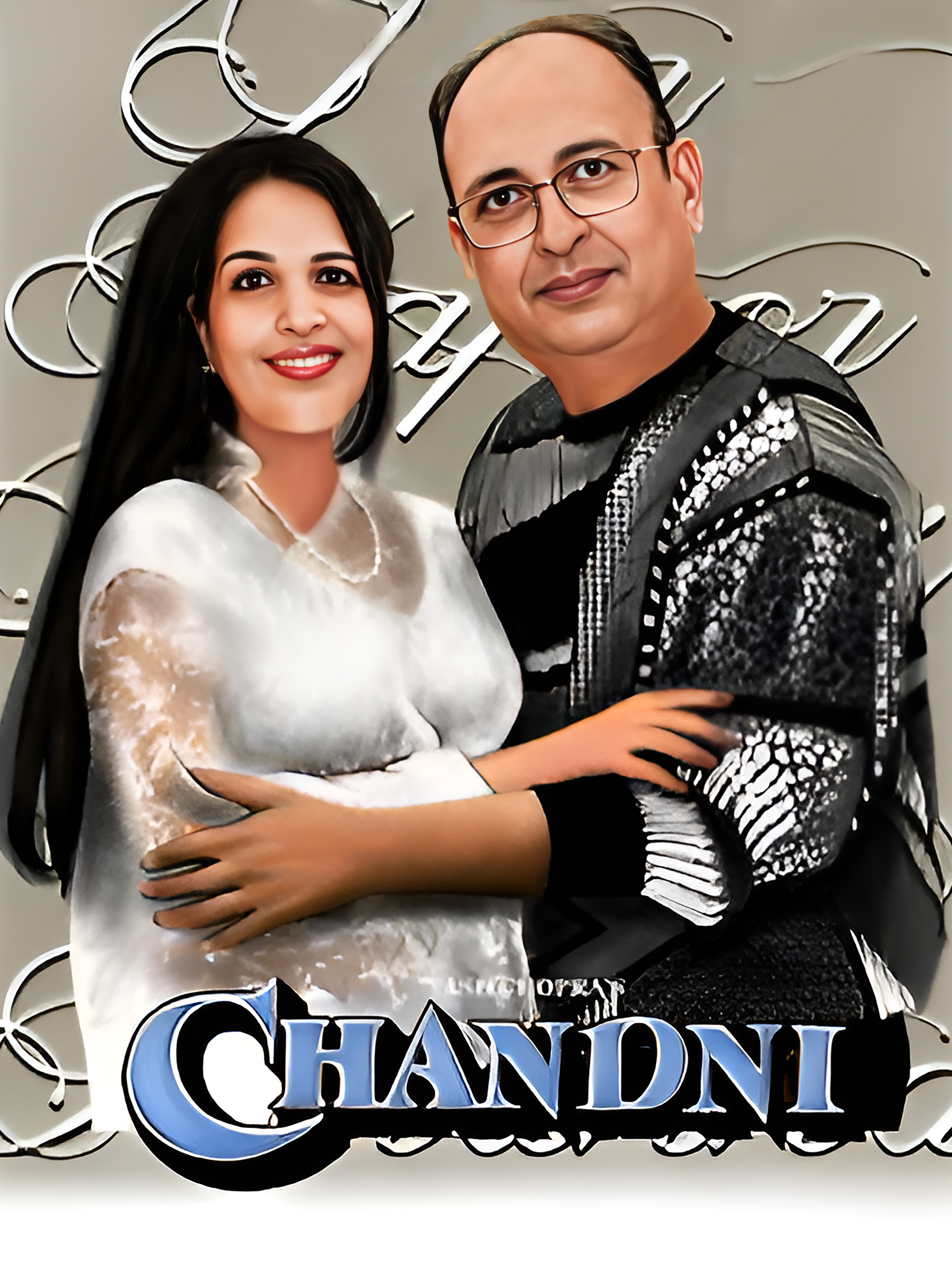 "Chandani" Couple Caricature by Rainbow Gifts - Image 2